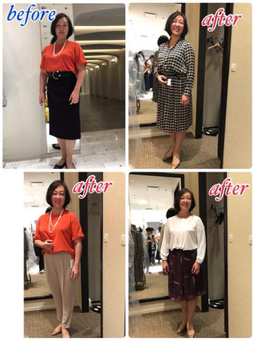 格上げファッション　Bfore & After