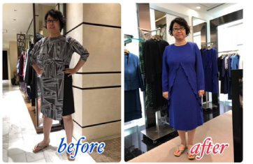 格上げファッション　Bfore & After